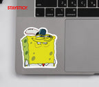 SpongeBob SquarePants Smirk Sticker Premium Vinyl Sticker