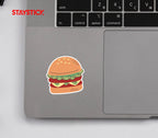 BURGER STICKER Premium Vinyl Sticker
