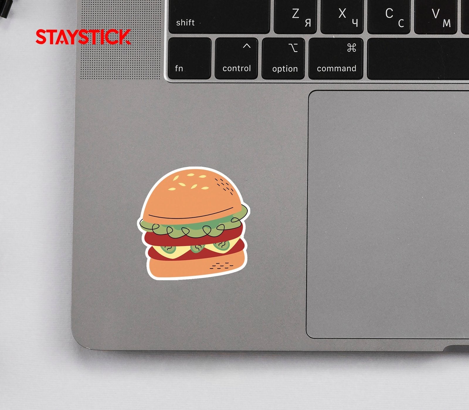 BURGER STICKER Premium Vinyl Sticker