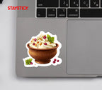 Whipped Cream Dessert Sticker Premium Vinyl Sticker