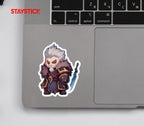 CHIBBI WARRIOR STICKER Premium Vinyl Sticker