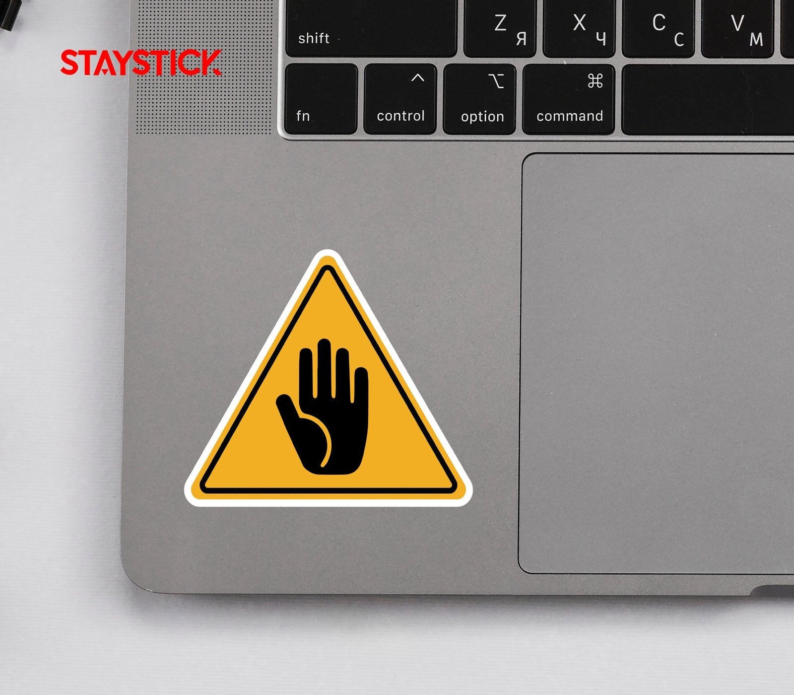 STOP HAND STICKER Premium Vinyl Sticker
