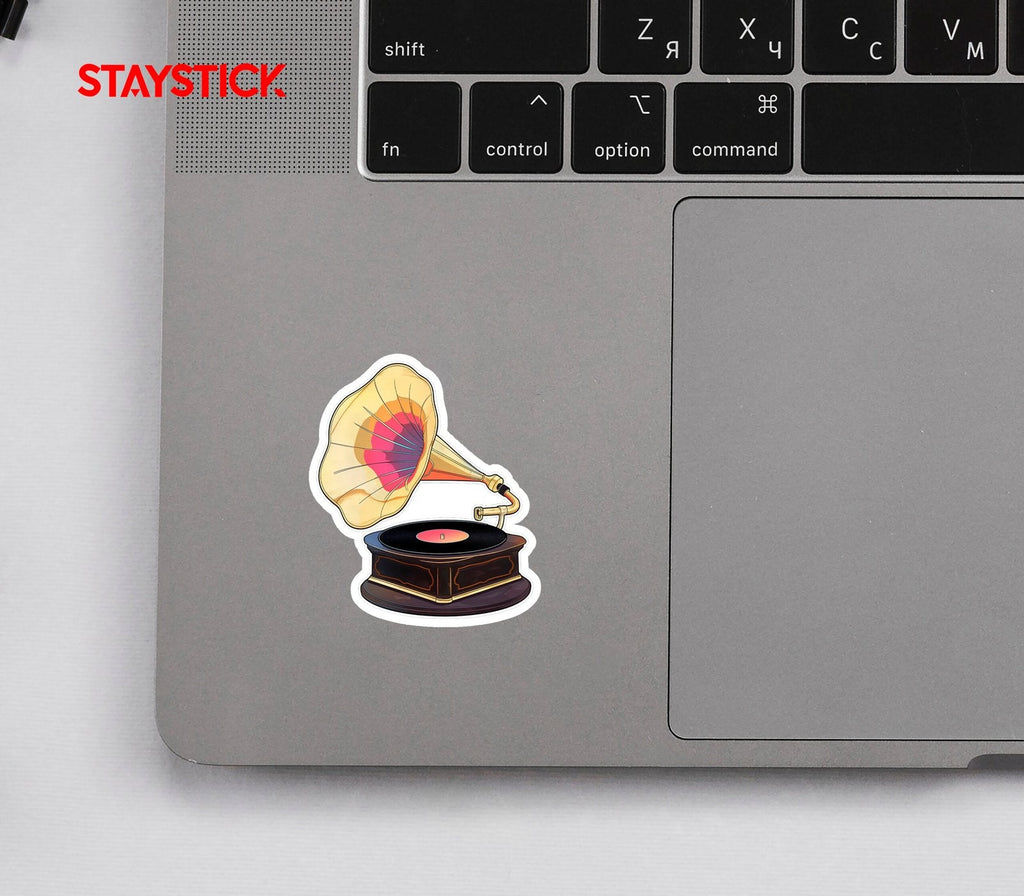 GRAMOPHONE STICKER Premium Vinyl Sticker