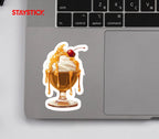 Caramel Sundae Sticker Premium Vinyl Sticker