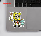Horror Spongebob Jason Sticker Premium Vinyl Sticker