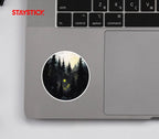 GLOWING MOON STICKER Premium Vinyl Sticker