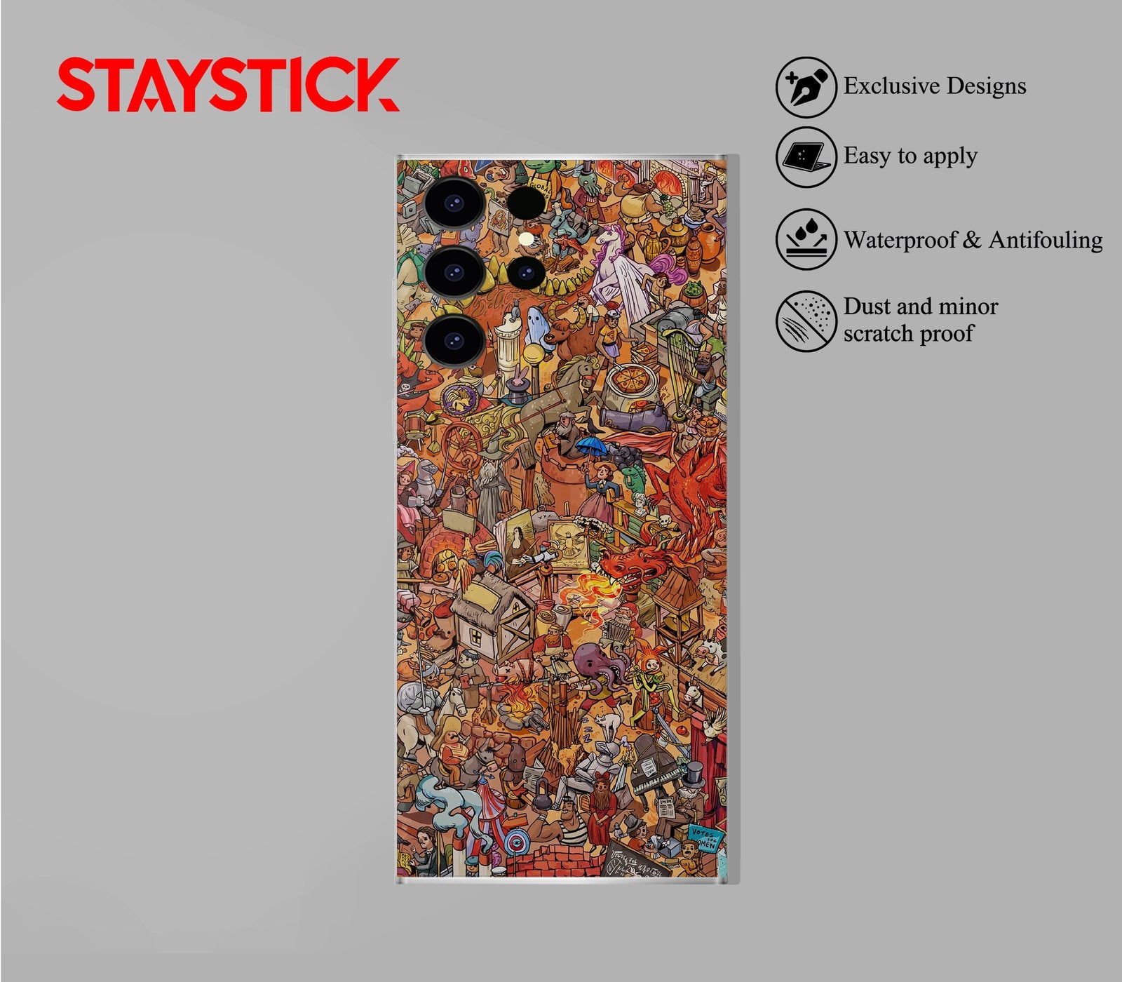 MANDALA MOBILE STICKER
