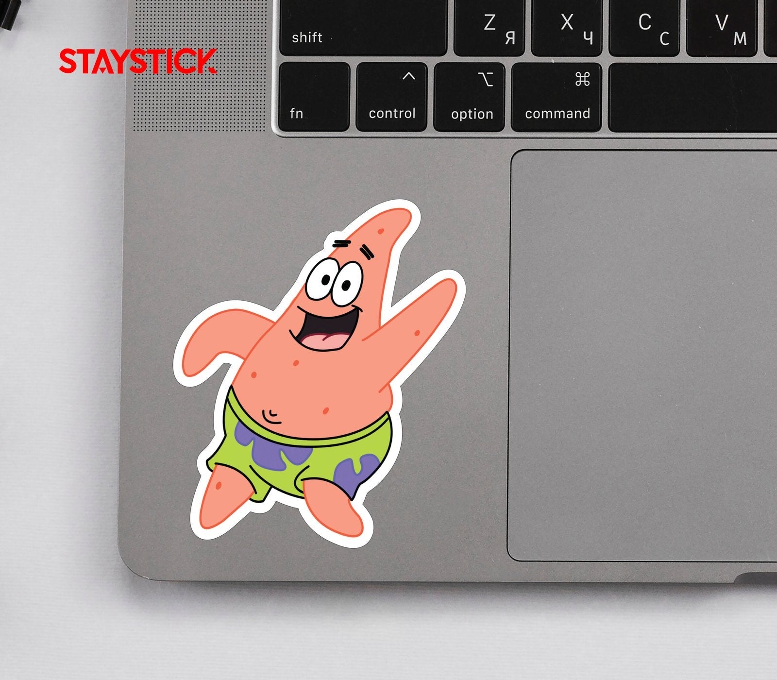 Patrick Star Happy Sticker Premium Vinyl Sticker