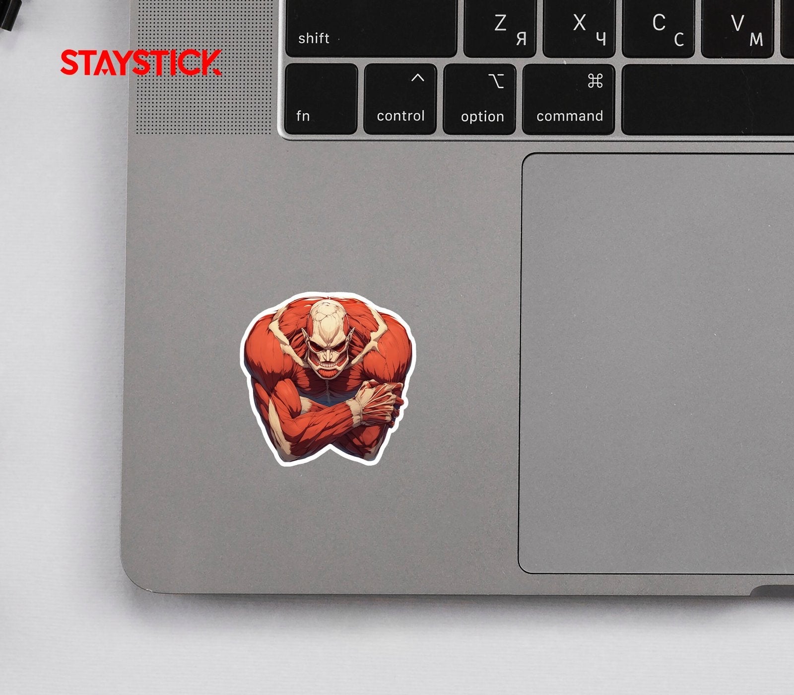 RED MUSCLE STICKER Premium Vinyl Sticker