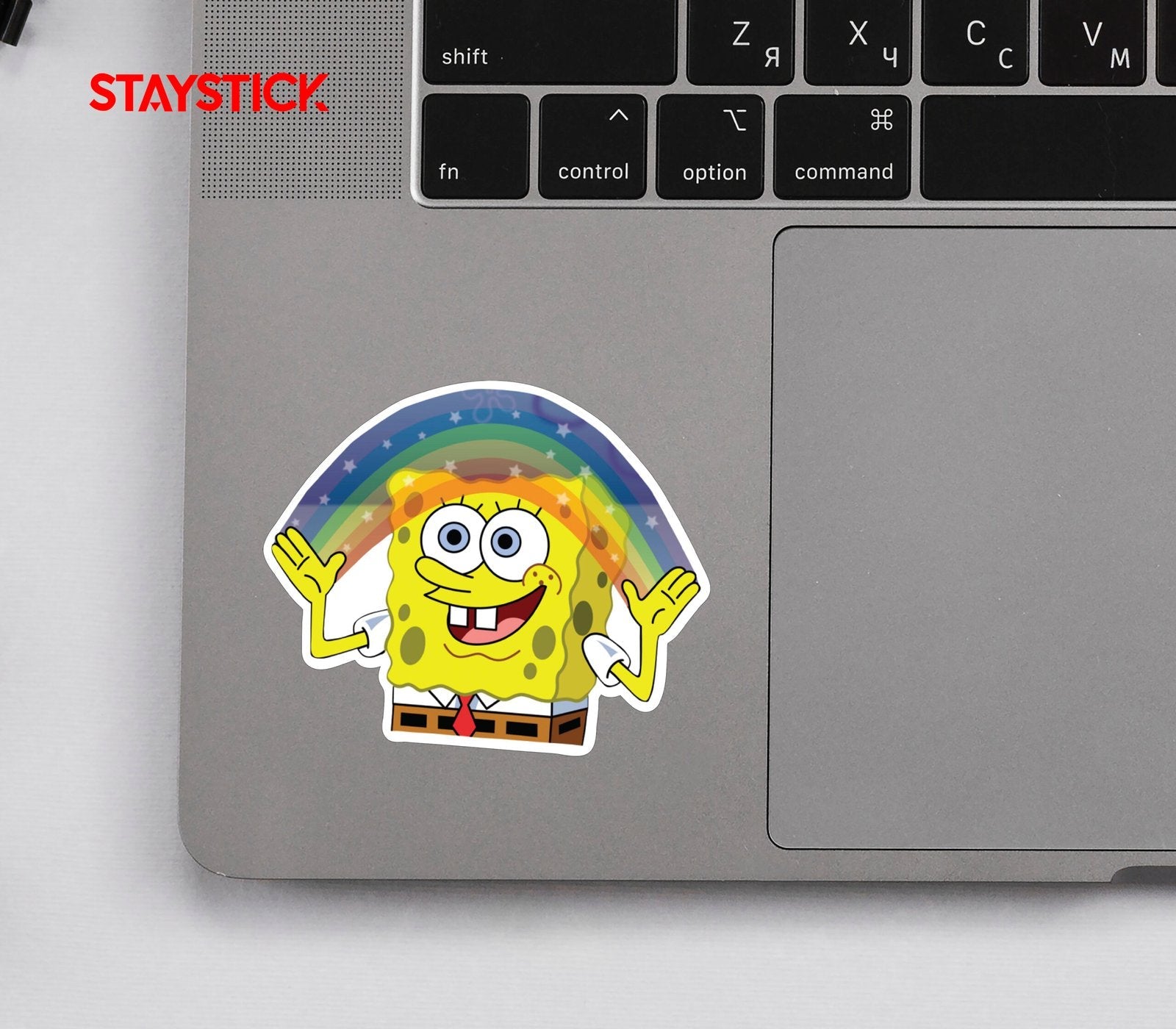 Spongebob Rainbow Sticker Premium Vinyl Sticker