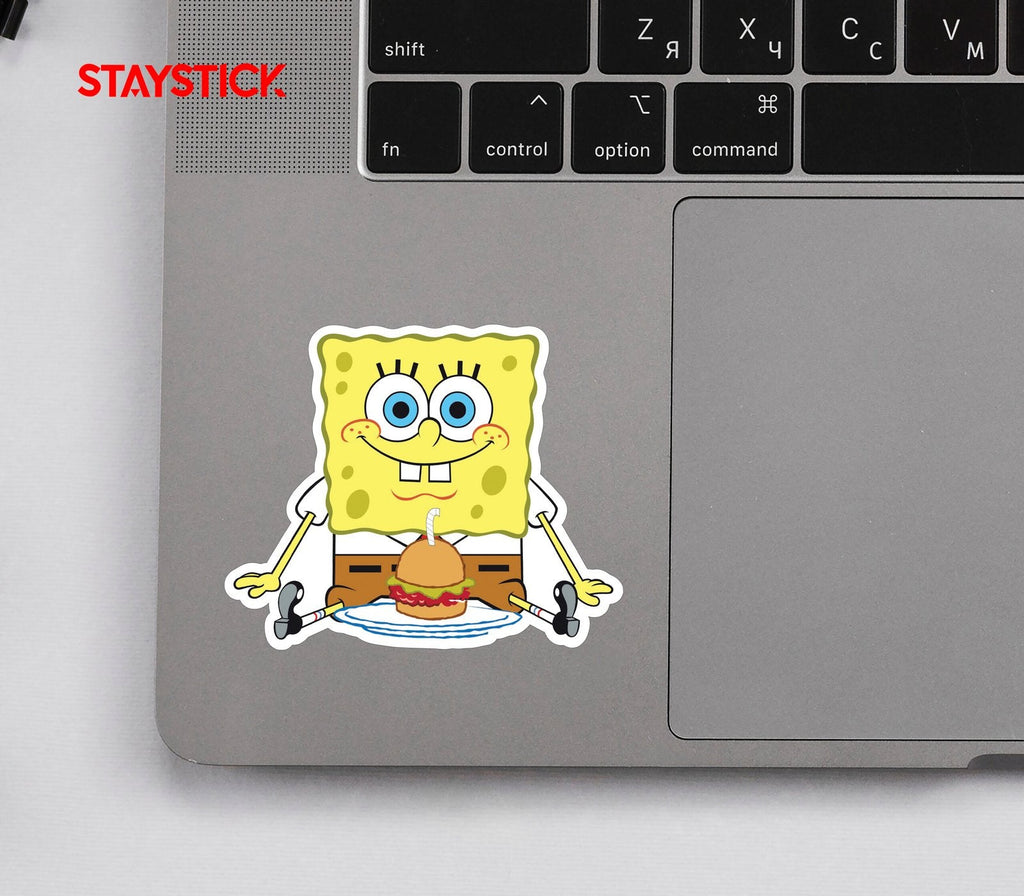 Spongebob Squarepants Krabby Patty Sticker Premium Vinyl Sticker
