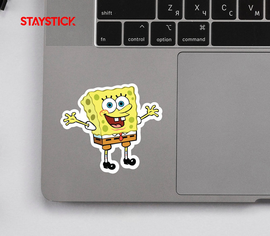 SpongeBob SquarePants Happy Pose Sticker Premium Vinyl Sticker