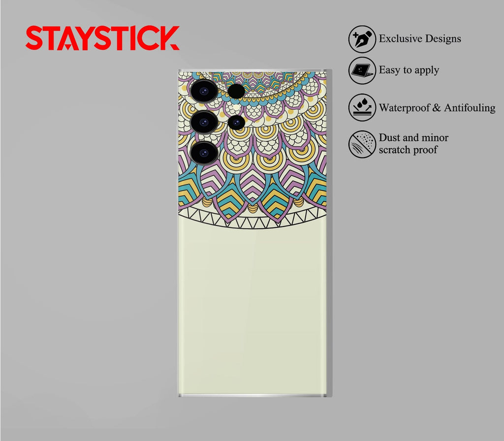 Up Pattern Mobile Skin