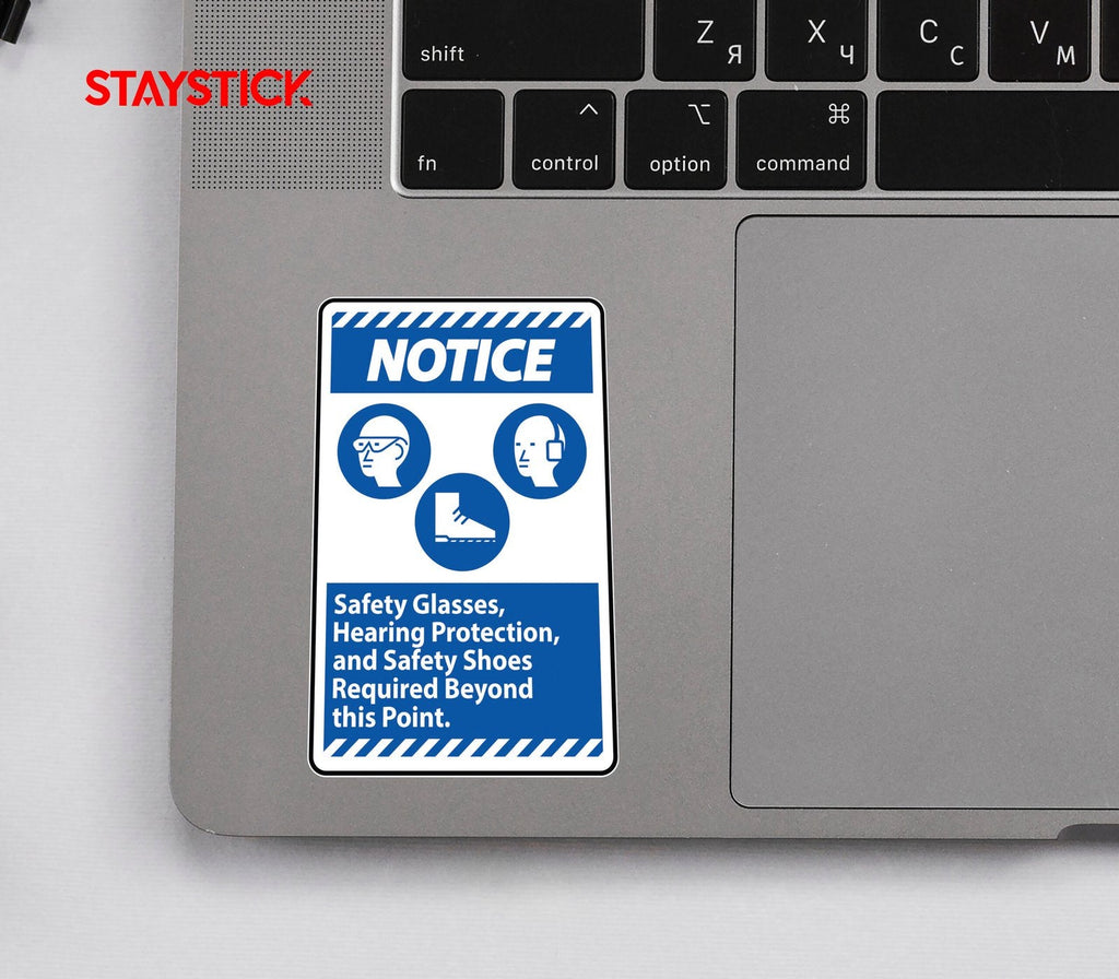 NOTICE STICKER Premium Vinyl Sticker