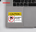FACE MASK STICKER Safety Sticker