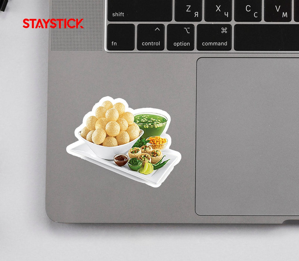 Pani Puri Sticker 3D Premium Sticker