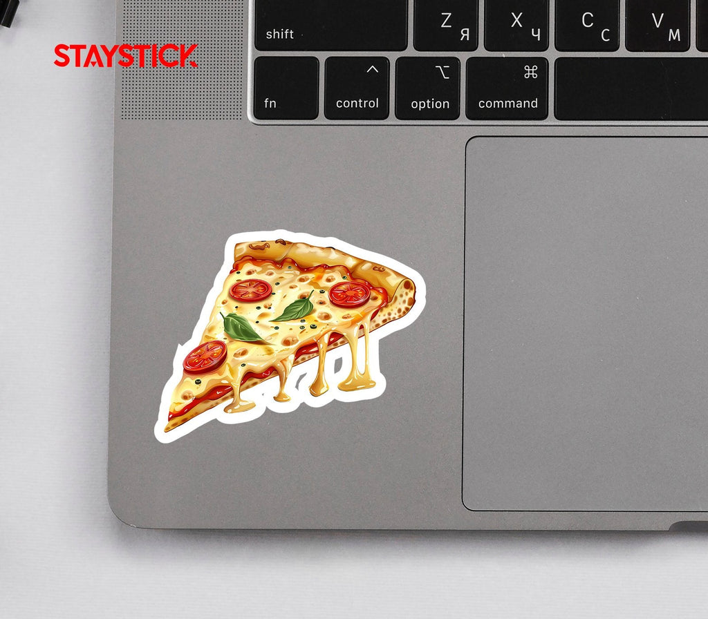 Cheesy Pizza Slice Sticker Premium Vinyl Sticker