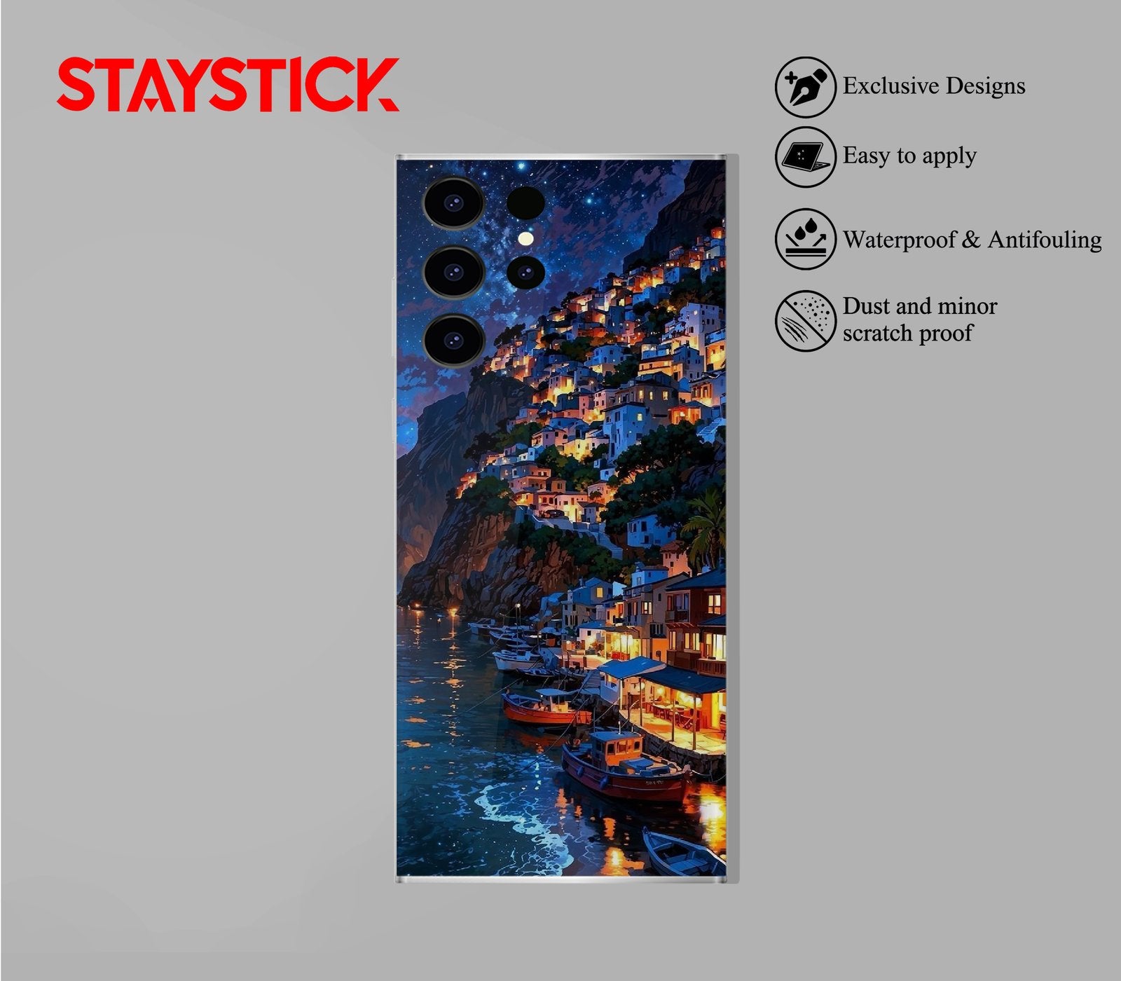 WATER REFLECTIVE MOBILE STICKER
