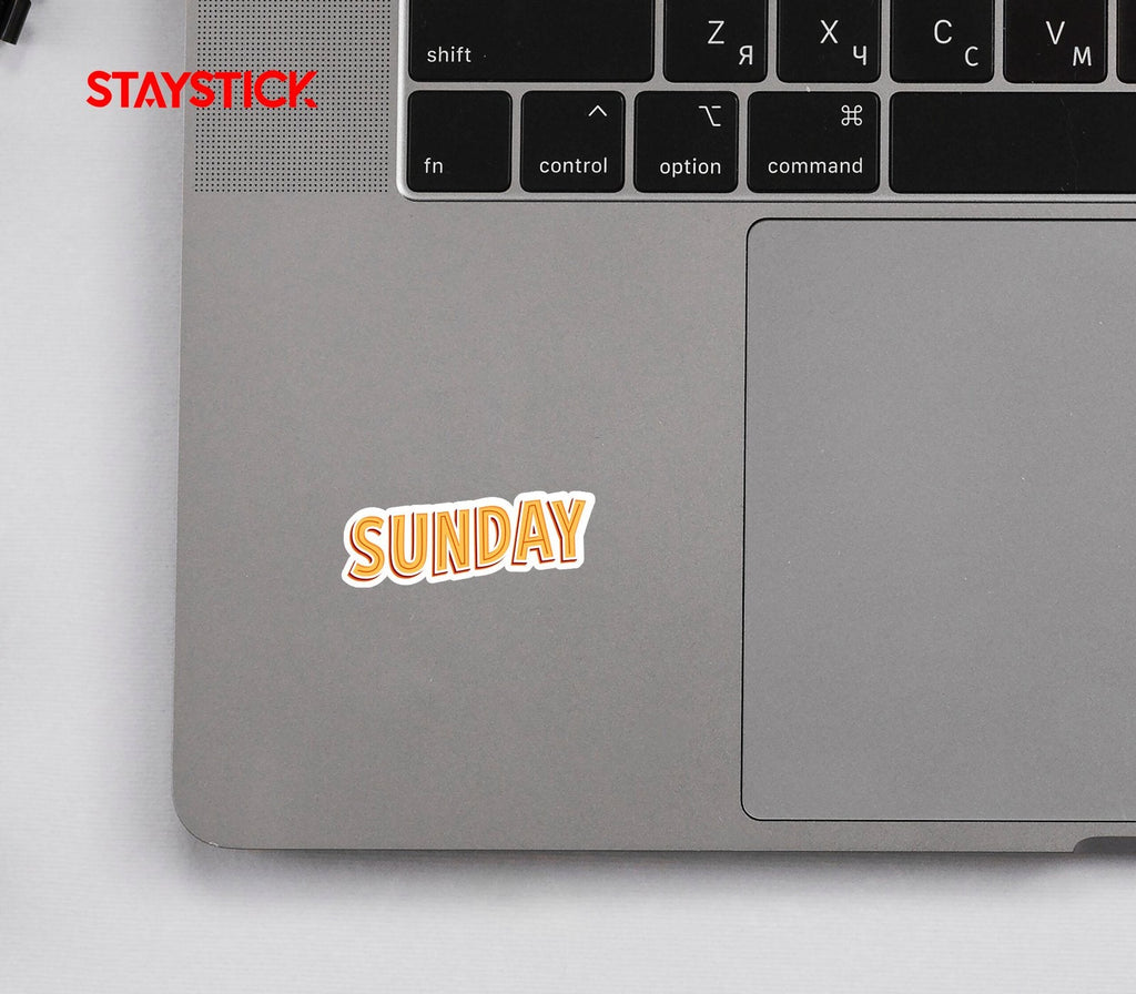 SUNDAY STICKER Premium Vinyl Sticker