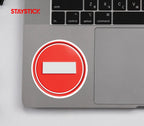 RED CIRCULER STICKER Safety Sticker