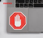RED OCTAGON STICKER Premium Vinyl Sticker