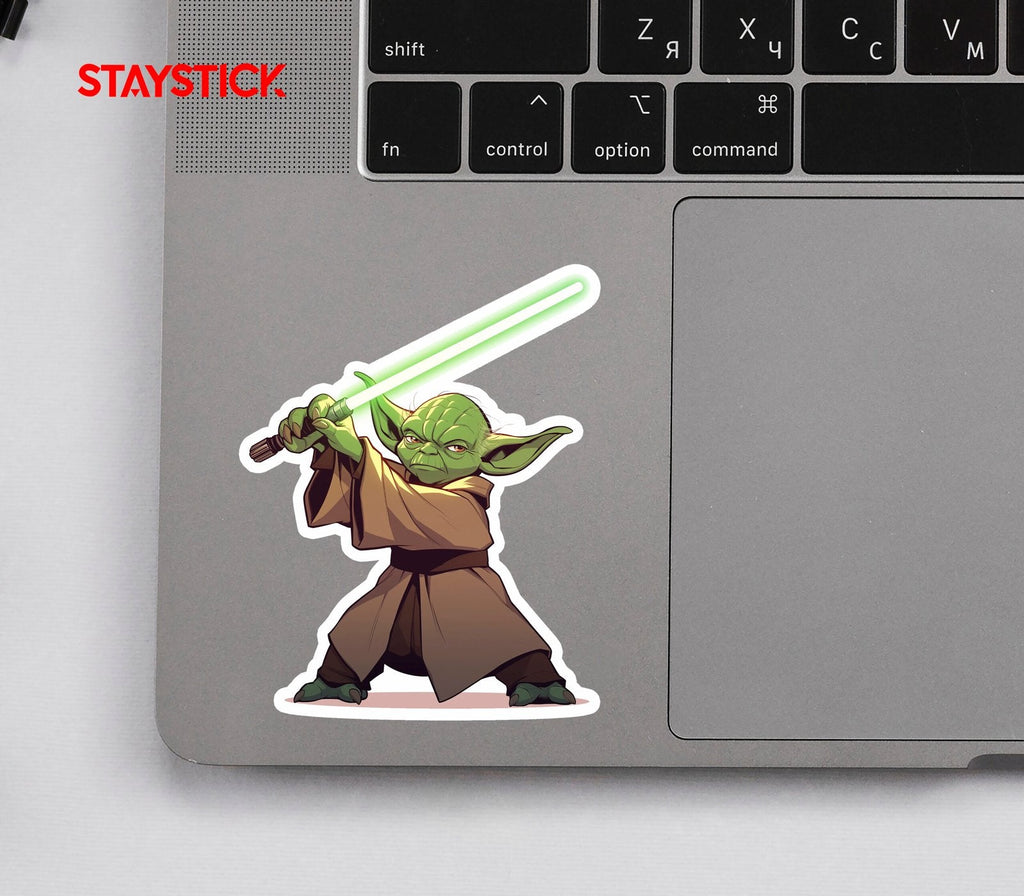 A powerful yodha sticker Premium Vinyl Sticker