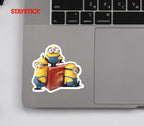 Minions with Suitcase Sticker Premium Vinyl Sticker