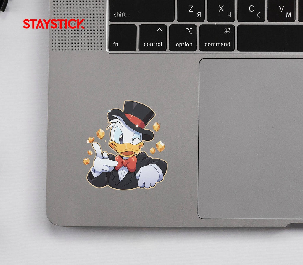 DUCK CARTOON STICKER Premium Vinyl Sticker