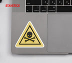 TRIANGULAR DANGER STICKER Premium Vinyl Sticker