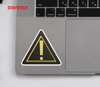 TRIANGULAR WARNING STICKER Safety Sticker