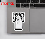 CTRL LIFE STICKER Premium Vinyl Sticker