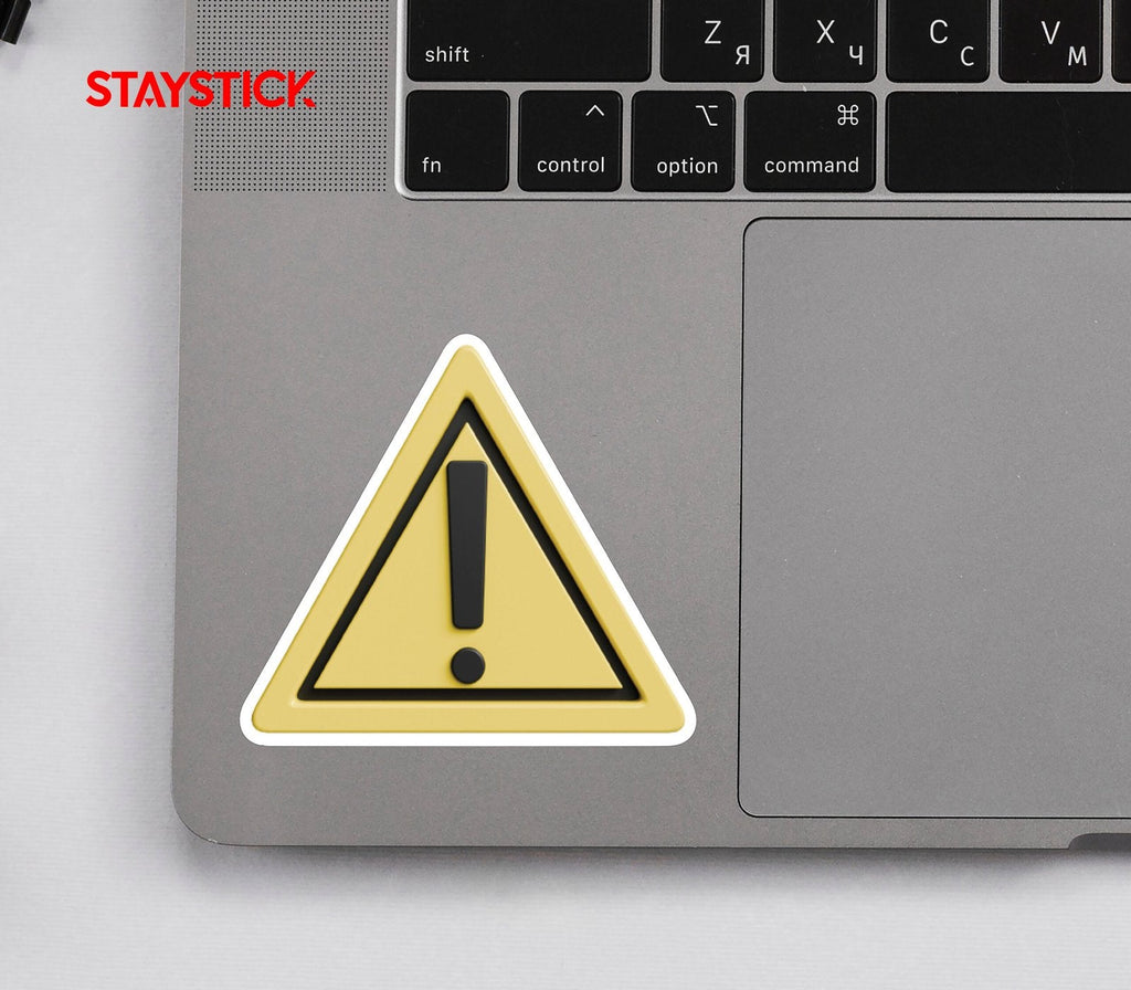 TRIANGULAR WARNING STICKER Safety Sticker