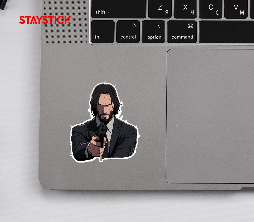 GUN MEN STICKER Premium Vinyl Sticker