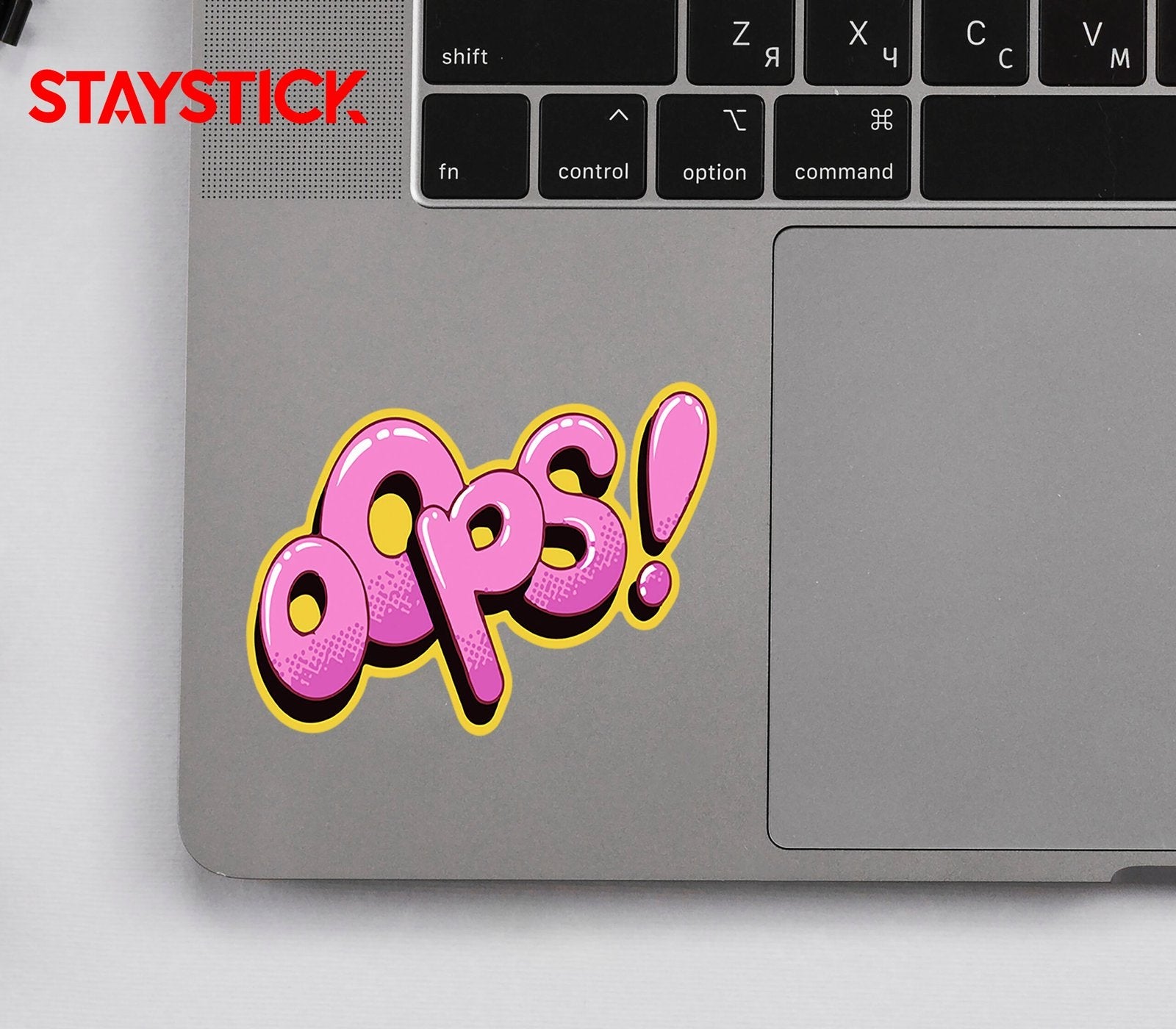 OOPS STICKER Premium Vinyl Sticker