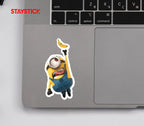 Minion Reaching for Banana Sticker Premium Vinyl Sticker