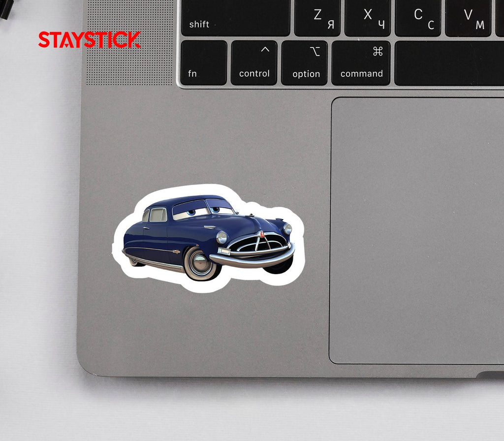 Doc Hudson 'Cars' Character Sticker Premium Vinyl Sticker