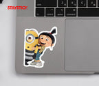 Agnes Hugging Minion Sticker Premium Vinyl Sticker