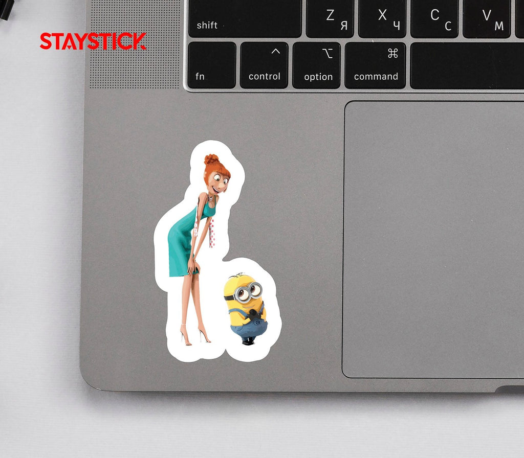 Scarlett Overkill and Minion Sticker Premium Vinyl Sticker