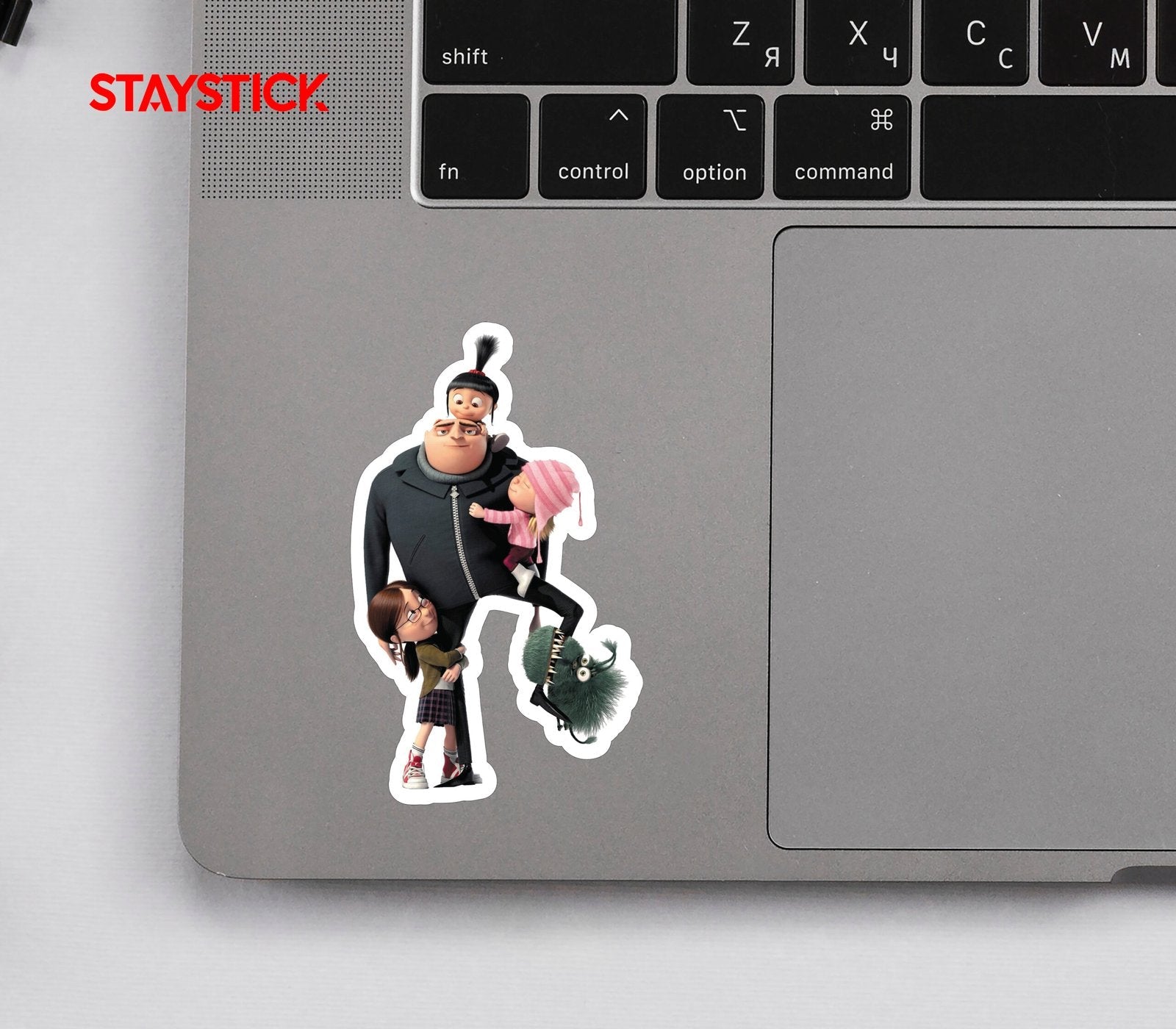 Despicable Me Gru and Family Sticker Premium Vinyl Sticker