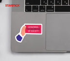 MEANING STICKER Premium Vinyl Sticker