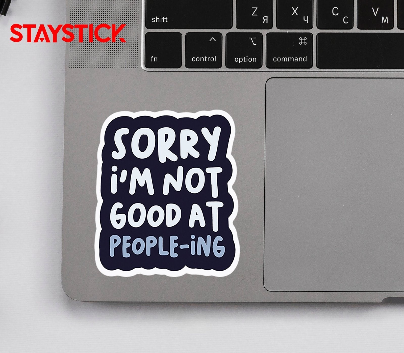 SORRY MODE STICKER Premium Vinyl Sticker