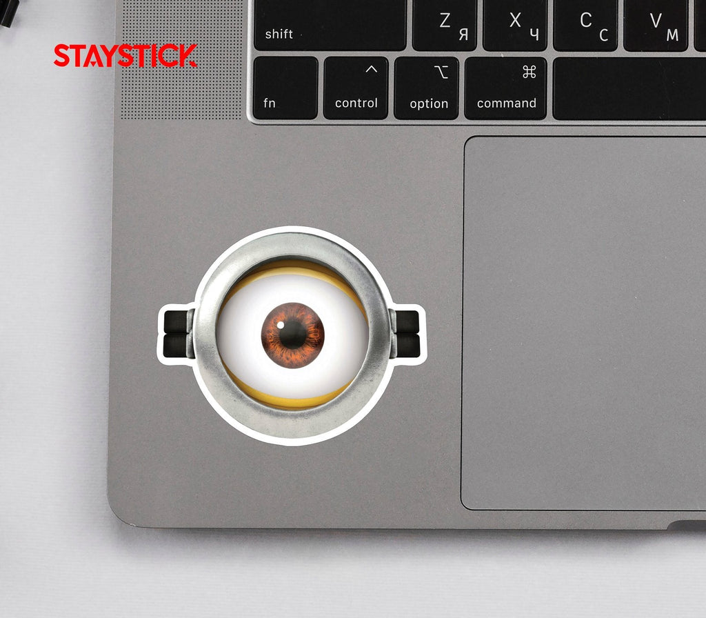 Minion Goggle Eye Sticker Premium Vinyl Sticker
