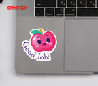 Good Job Apple Sticker Premium Vinyl Sticker