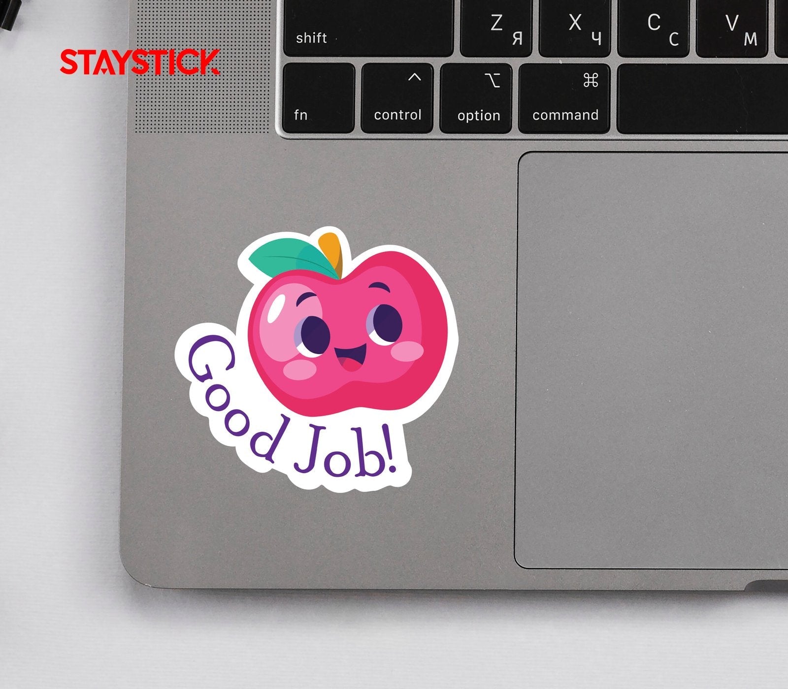 Good Job Apple Sticker Premium Vinyl Sticker