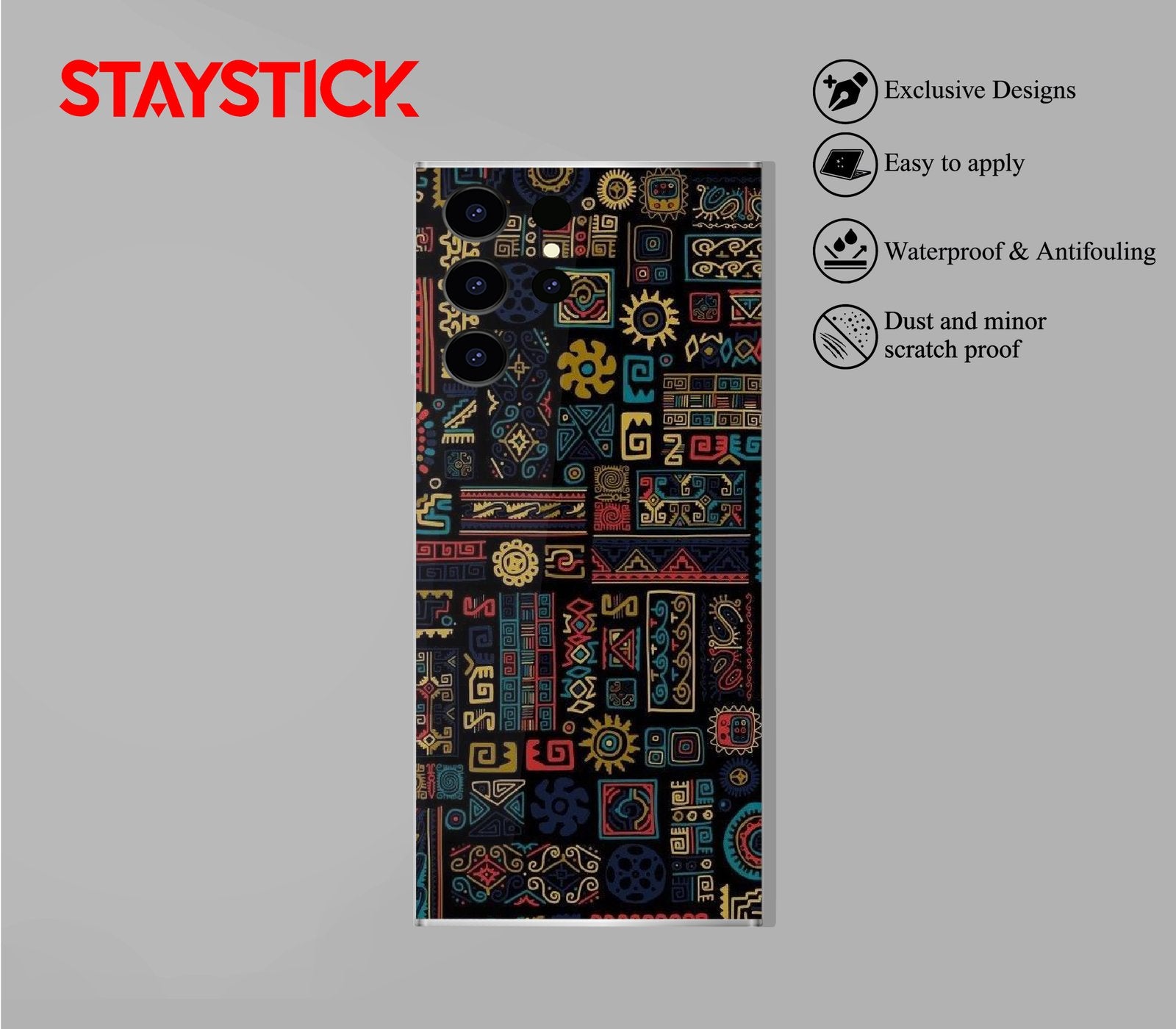 TRIBAL PATTERN MOBILE STICKER