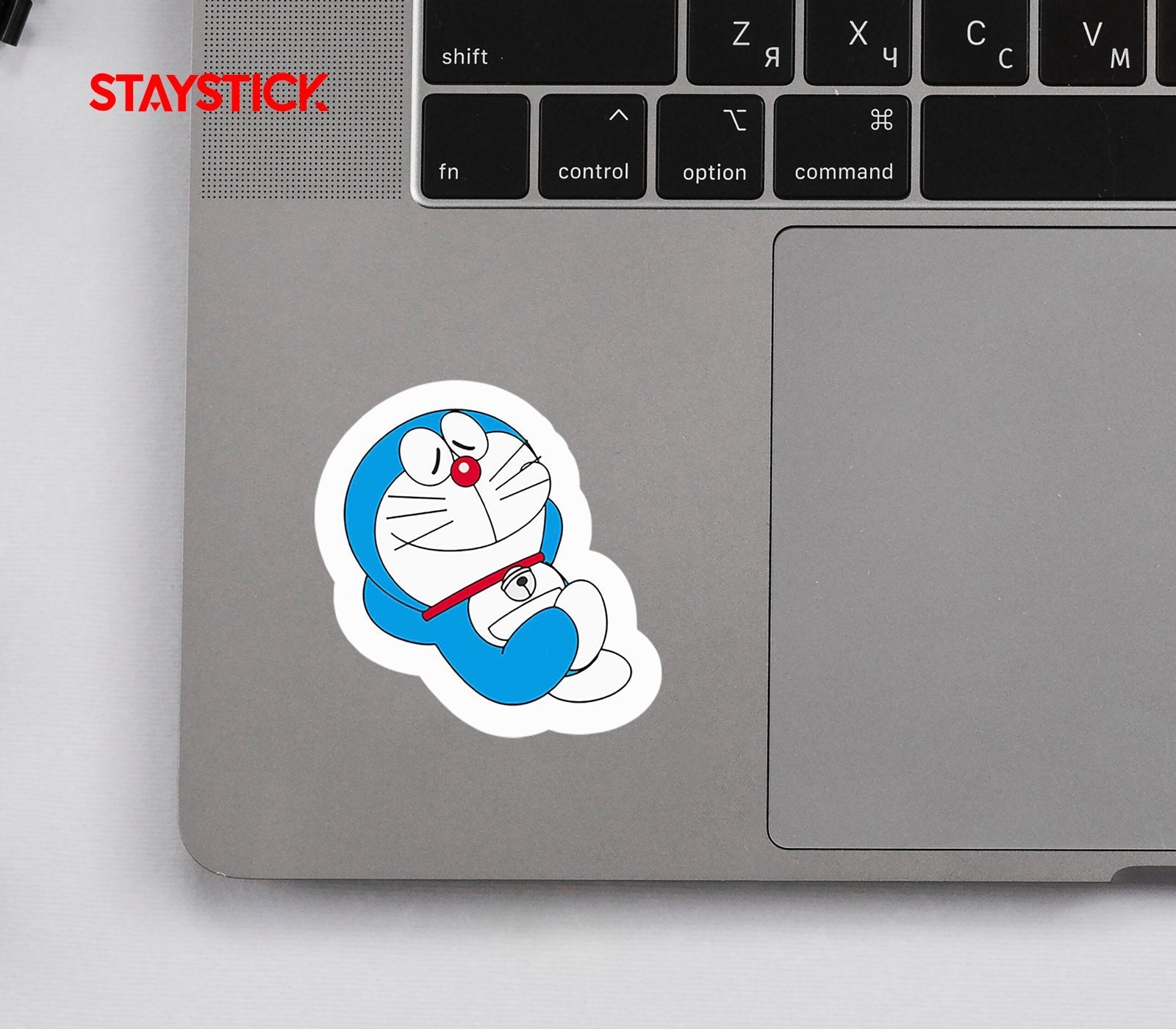 Doraemon Relaxing Sticker Premium Vinyl Sticker