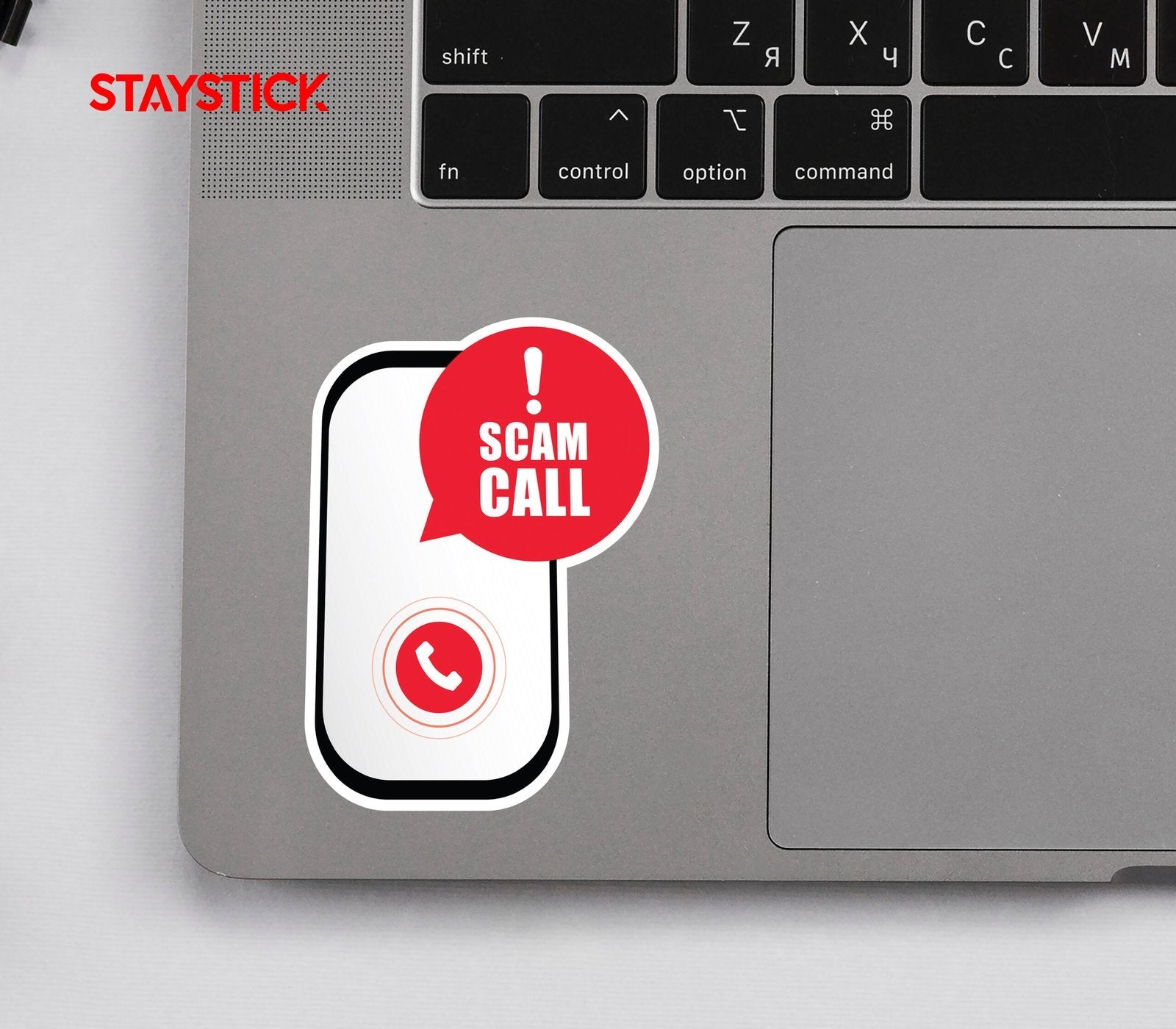 SCAM CALL STICKER Premium Vinyl Sticker