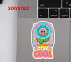 STAY COOL STICKER Metalized Sticker