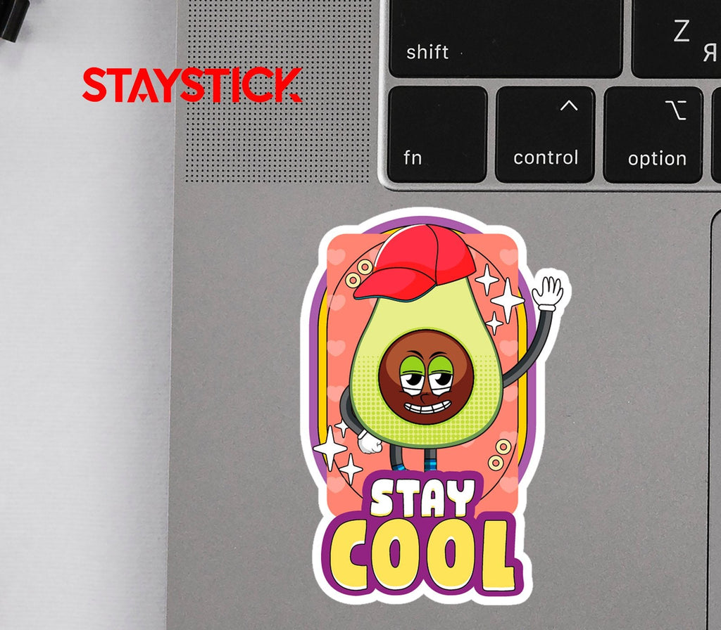 STAY COOL STICKER Metalized Sticker
