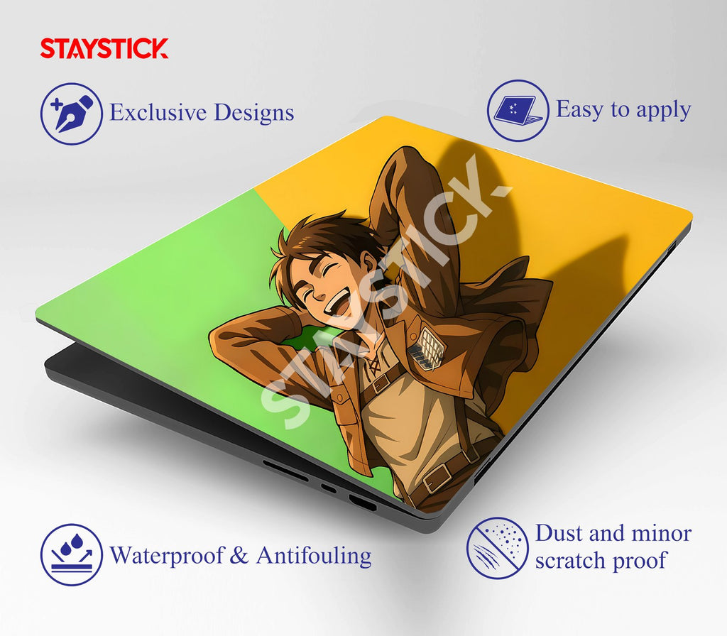 CARTOON CHARACTER LAPTOP STICKER